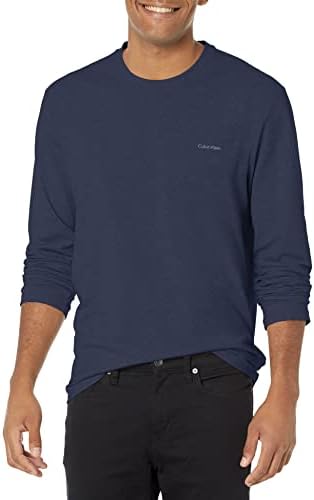 Мъжки t-shirt на Calvin Klein Ck Move Tech Pique с дълъг ръкав