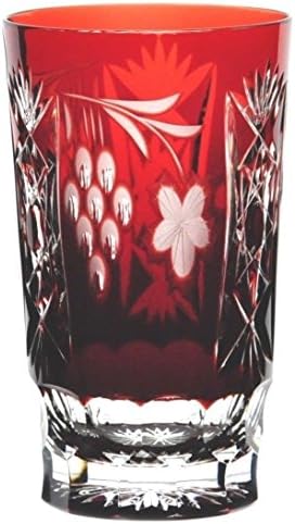Чаша за хайбола Ajka Marsala от грозде на сорта Марсала в Рубинено-Червена рамка (1 бр.)