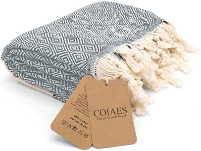 Кърпи за ръце от турски памук за баня Опаковка от 2 Сиви декоративни кърпи / хавлии за баня, за кухня и всекидневна употреба - Сверхмягкие