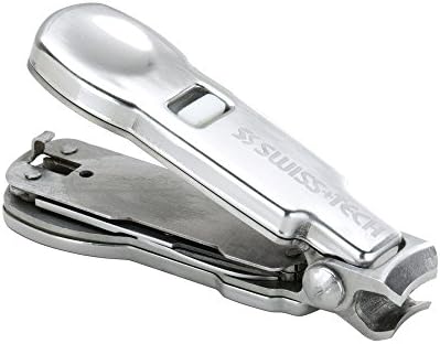 Многофункционален инструмент за лична хигиена Swiss+ Tech ST10619 от полирана неръждаема стомана с кусачкой за нокти, пилкой, ножици,