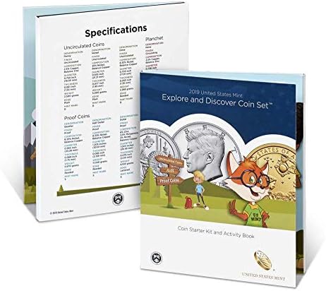 Комплект за начинаещи монети и Книга за занимания за деца - Explore & Set Discover