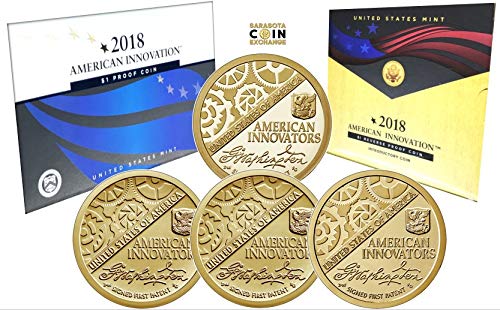 2018 Различни марки мента Иновации 2018 Американската Иновация, Само на 4 монети в обращение
