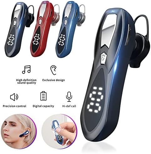 9 RC Едното Ухо Слушалки с Микрофон Bluetooth 5 0 Слушалки Led Дисплей Водоустойчив Слушалки Безжични Слушалки Хендсфри