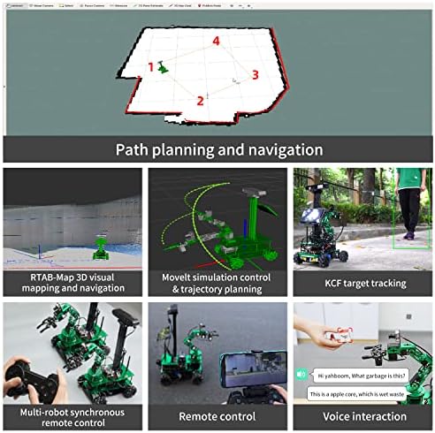 Yahboom Rosmaster X3 Plus Програмируема Платка разработчик на робота РОС Визуален Прихващане с Набор от Роботизирани манипулатори Moveit