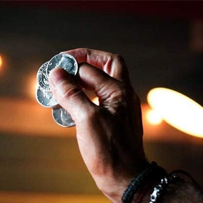 Монета MilesMagic wand Gripper за пальминга и манипулации, Магически лири за представяне на улицата театрален трик от Rocco Silano & Murphy's