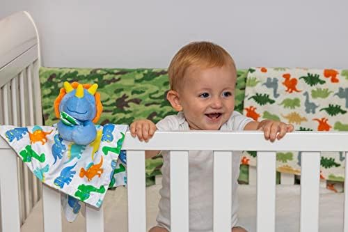 Комплект Камуфляжных Одеяла Дино Бебе Sleepers с Завязанным Халат и Детско Одеяло Динозавър