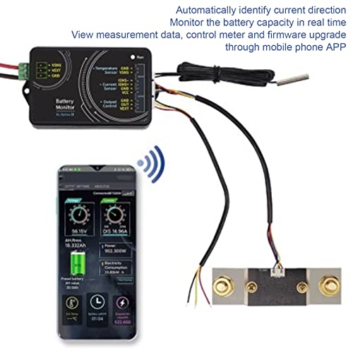 Кулонометр напрежение, Ток, Монитор на Заряд на батерията 400A Bluetooth 0-120 В Безжична Измерване на Напрежение, Ток Аксесоари