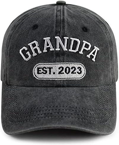 Нови Подаръци Дядо за мъже, Забавна Шапка дядо 2023, Регулируем бейзболна шапка с 3D Бродерия, най-Добрият Подарък за Дядо си,