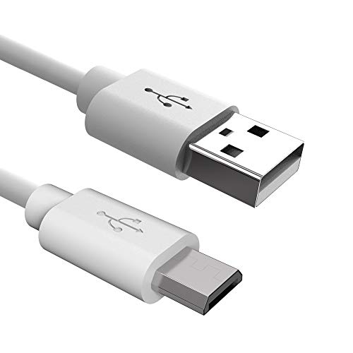 Къс кабел за зареждане на слушалките GEEKRIA Micro-USB съвместим със зарядно устройство на Sony MDR-XB950B1 XB650BT WH-CH700N 1000XM2 MDR-1000X, разменени кабел за зареждане от USB до Micro-USB (1 фут / 30