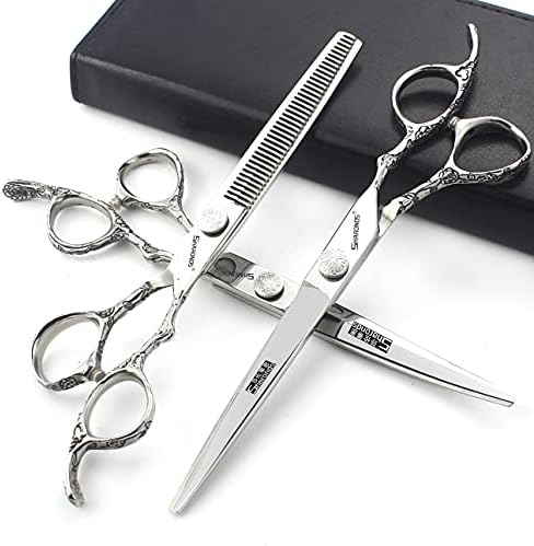 7 Ножица за подстригване на коса/Hair ножици - Фризьорски Ножици, Фризьорски ножици, Остри Като бръснач Ножици от неръждаема
