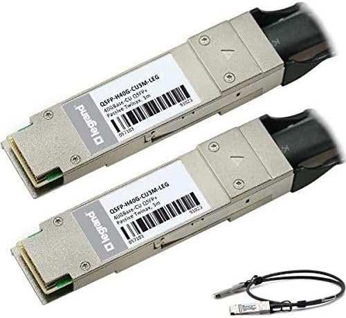 C2G QSFP-H40G-CU3M Съвместим 40GBase-CU QSFP + до QSFP + пасивни кабел за директно свързване на twinax адаптор, който е съвместим