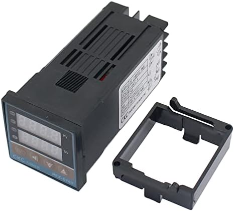 REX-C100 Цифров PID-регулатор на температурата от 0 до 999 240 Градуса В Термостат REX-C100 с реле/Един изход (Цвят: SSR изход)
