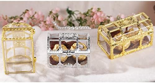 Abaodam Box Прозрачни Екстри Контейнер за Бонбони Калъф За Душата на Детето Романтичен Подарък под формата на Шоколад X Пират за Бижута,