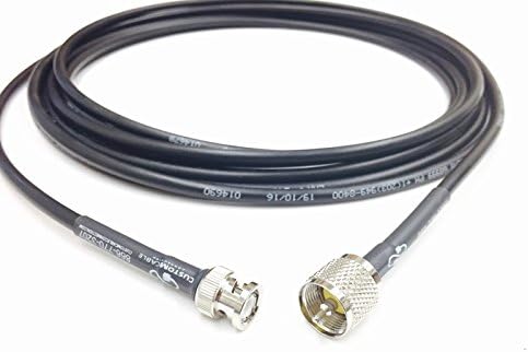 20-Крак BNC-UHF PL259 CB или Радиолюбительский кабел с джъмпер LMR240 (RG8X) Ultraflex