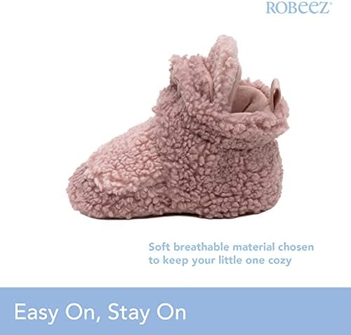 Обувки Robeez Baby Snap на не-хлъзгава подметка за Бебета/малки Деца, Момичета, Момчета, Унисекс, 0-18 месеца