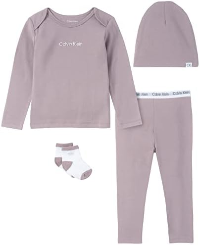 Calvin Klein baby-комплект от 4 стоки от Първа необходимост за новородени момичета Organic Baby Essentials