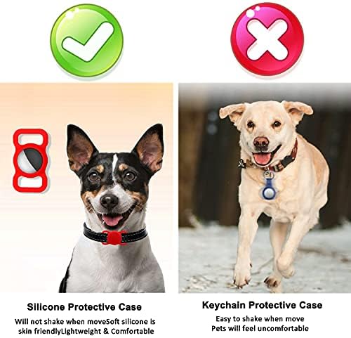 Силиконов Защитен Калъф Sichy за домашни любимци за Apple Airtag GPS Finder, Контур за Яка за кучета, Контур за домашни любимци, за Air_tag, за устройство Защита от загуба на Apple Лока?