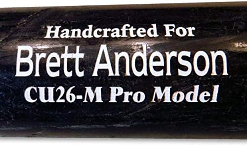 Играчът Брет Андерсън Използва прилеп Marucci Custom Cut Прилеп Los Angeles Dodgers JB085658 - MLB Bats