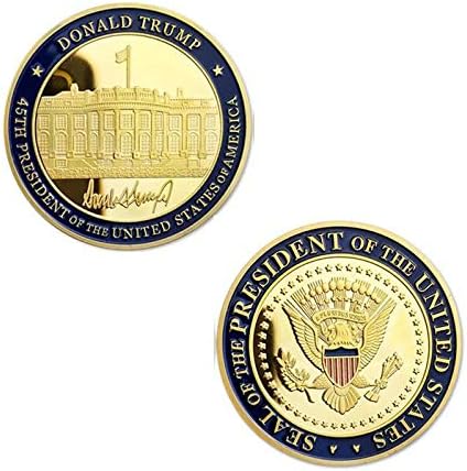 Монета на Повикване на встъпването в длъжност на 45-ТИ президент на САЩ Доналд Тръмп в Белия дом