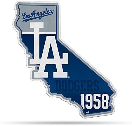 Вимпел Rico Industries MLB Los Angeles Dodgers 18 с формата на щата - Мек Войлочный Материал