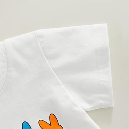 FYBITBO / Комплекти Летни дрехи от 2 теми За малки Момчета, Върховете на Бретелях Без Ръкави С Хубаво Писмото Принтом, Тениска + Шорти