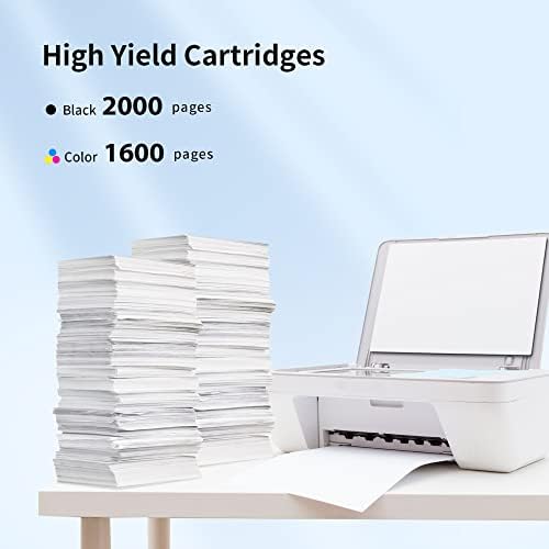 Разход на комплект касети с мастило 952XL за подмяна на HP Ink 952 High Yield, използвани с този принтер Officejet Pro 7740
