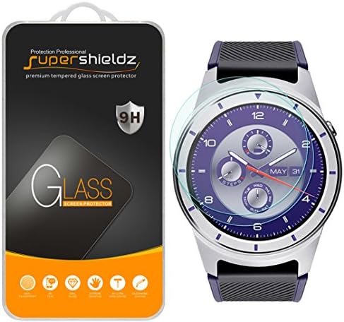 (2 опаковки) Supershieldz Предназначени за ZTE Quartz (умни часа) Протектор на екрана от закалено Стъкло, Защита От Надраскване, Без мехурчета