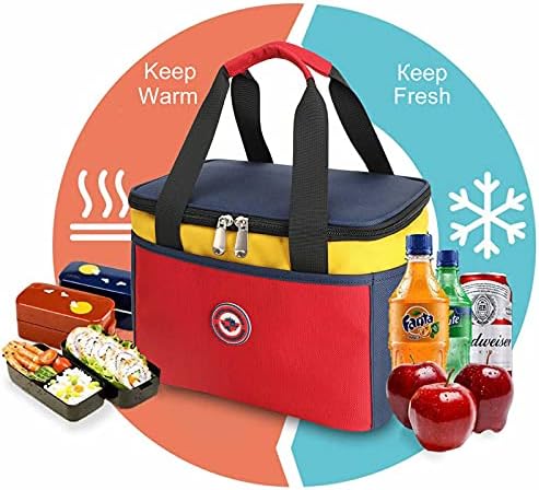 Чанта за обяд weiatas за деца, за многократна употреба Изолиран Обяд-бокс за момчета и Момичета в училище, Скъпа Чанта-хладилник