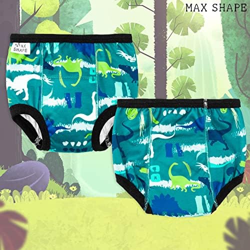 Max Shape 6 Опаковки за Дамско Бельо Приучения към Гърне за момчета, Пере Гащите За Приучения До Тоалетните, За Малки Момчета, Пробег
