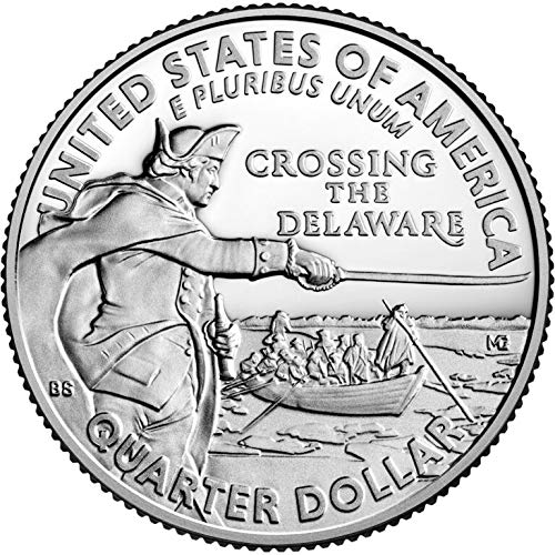 Набор от монети 2022 P, D Мая Angelou и 2021 P, D Вашингтон, преминаване на Делауеър 4, набор от монети в албума Уитмена №4949, една Четвърт