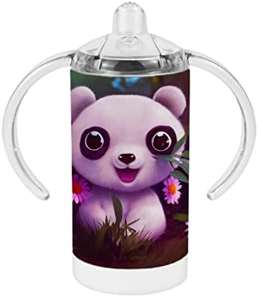 Чаша за Sippy с изображение на Панда - Печатна Детска Чаша За Sippy - Мультяшная чаша За Sippy