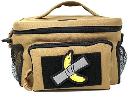 Тактическа чанта за Обяд от PVC с ивици - 3 Различни ленти с куки и вериги за чанти за Обяд