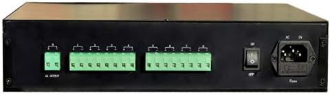 EVERSECU 1.5 U/19 rack mount 9-Канален Източник на захранване за ВИДЕОНАБЛЮДЕНИЕ с предохранителем DC12V 10 Amp PTC с Метална предавателна