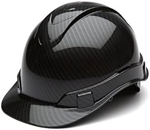 Вафен Pyramex Safety HP44117S в стил шапки Ridgeline, Един размер Сива (лъскав черен графит модел)