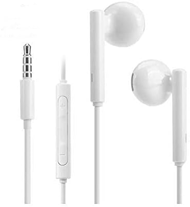 1x Вграден микрофон, 3,5 ММ Слушалки с Кабел-втулки за смартфони за слушалки Huawei Слушалки