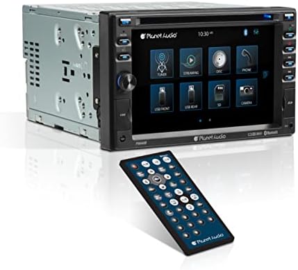 Автомобилна аудио система Planet Audio P9640B - 6,2-инчов двоен Din, LCD сензорен екран, аудио система, Bluetooth и Вызывное главното