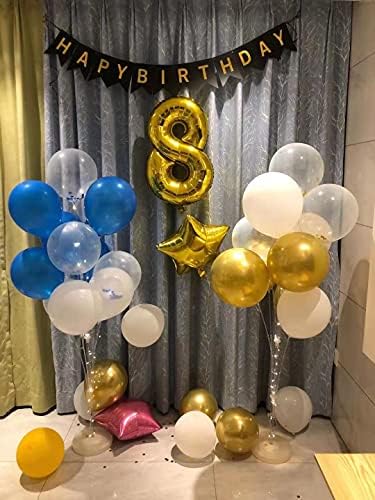 40-Инчови Златни Въздушни балони с номера За Парти по случай рождения Ден на балон от Гелиевой Фолио, Сватба, Украса за душата на