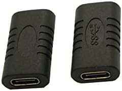 Жак LevU USB C, Адаптер USB C между гнезда, Удължител за бързо зареждане PD мощност 100 W Type C за MacBook Thunderbolt 3 / Nintendo Switch