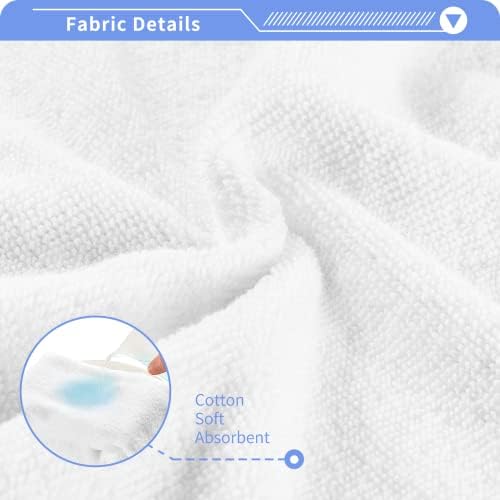 Комплект кърпички за миене на съдове ALAZA с принтом Зебра - Опаковка от 6 Памучни Кърпички за лице, е добре Абсорбиращи и