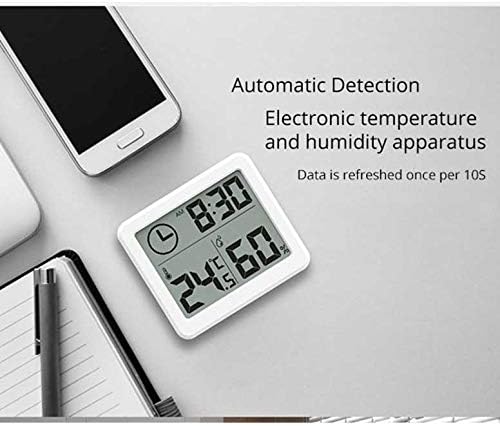 Мултифункционален Термометър-Влагомер WALNUTA, Автоматичен Електронен Монитор на Температурата И Влажността, Часовници с 3.2-инчов