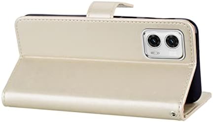 Чанта-портфейл Tncavo за Motorola Moto G13/G23 с държач за карти, Калъфи-портмонето Премиум-клас изкуствена кожа с диамантена