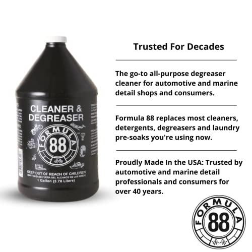 Средство за почистване и обезмасляване на Formula 88 | Многофункционално средство за почистване на превозни средства и морски