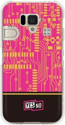 Электрощиток YESNO Розово (прозрачен) / за обикновен смартфон 204SH/SoftBank SSH204-PCCL-201-N193