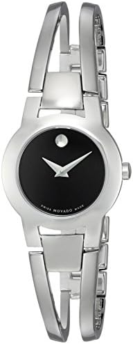 Movado Дамски часовник-гривна от неръждаема Стомана 604759 Amorosa