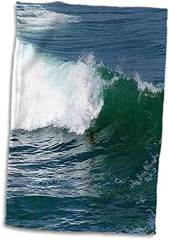 3dRose Florene Воден пейзаж - Голяма Океанская вълна - Кърпи (twl-41678-1)