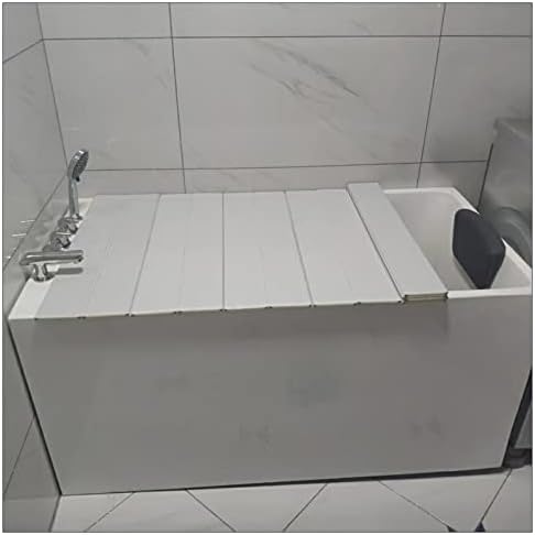 Сгъваем калъф за баня, Прахоустойчив Изолационен калъф от хартия, Многофункционална Тава за баня от PVC с дебелина 0,6 см, Аксесоари