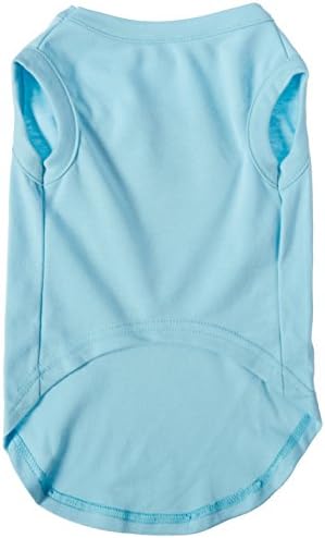Mirage Стоки за домашни любимци Тениска с Трафаретным принтом Ruff Love Baby Blue XL (16)