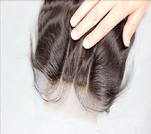 Горната закопчалка от 3 части 44 дантела отпред 20 Обемна вълна от естествена коса малайска девственици Реми могат да бъдат оцветени