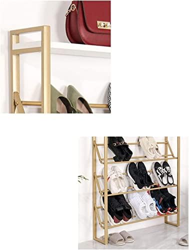 Поставка за обувки VLIZO Рафтове за обувки Универсален Вход самостоятелен Вътрешен Багажник За съхранение Компактен 4-Етажна шкаф