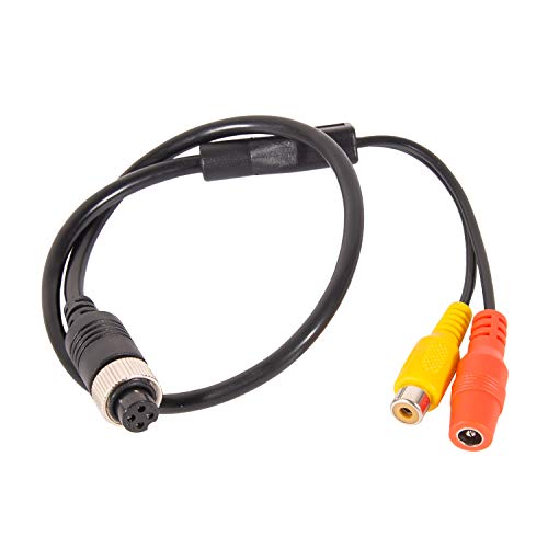 4-ПИНОВ конектор DALLUX за да се свържете кабела RCA, 4-пинов Удароустойчив Водоустойчив кабел M12 за свързване на видео + dc адаптер към